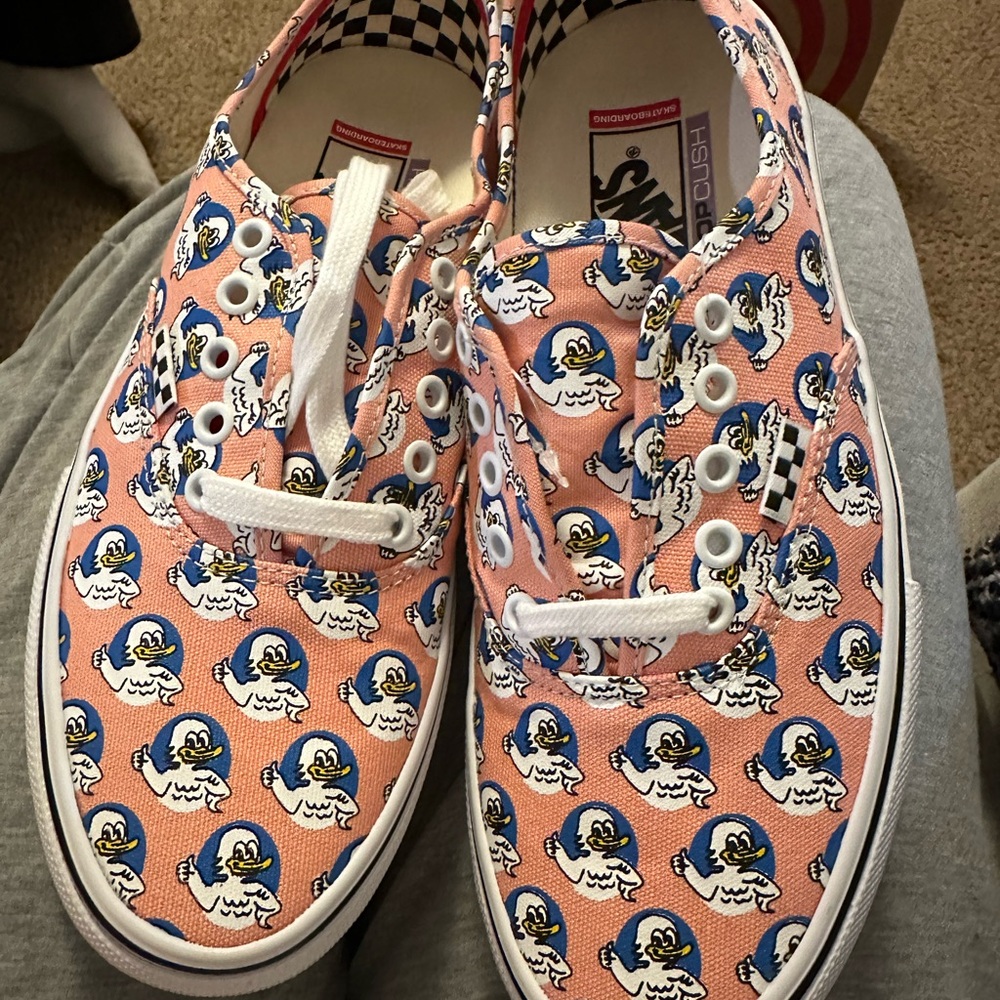 Vans Salmon and Blue old schools